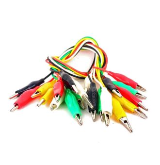 Alligator Clips Test Leads 2Pcs Double-ended Crocodile Clips Roach Clip